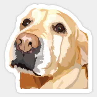 Yellow Lab Sticker